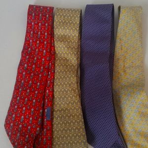 4 hermes ties